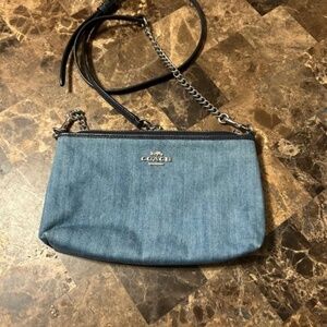 Coach Denim Crossbody Bag